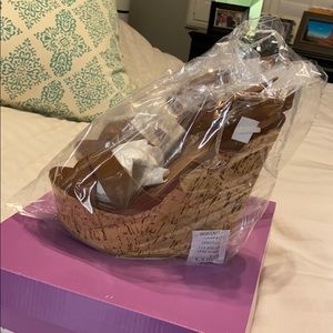 Brand New Brown Wedges